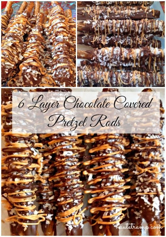 6 Layer Chocolate Coverd Pretzels by haute Tramp