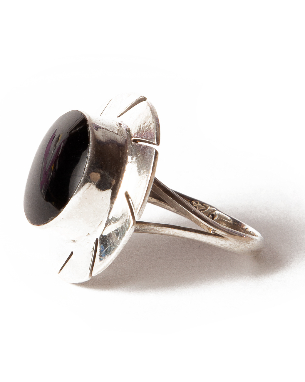 Sterling Silver and Black Onyx Ring, circa 1960’s