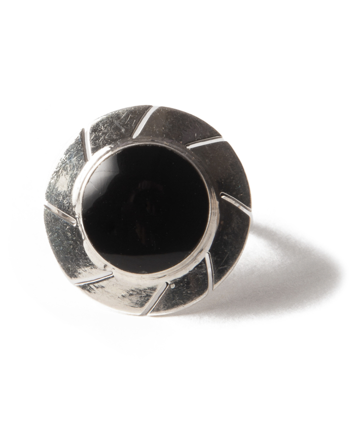 Sterling Silver and Black Onyx Ring, circa 1960’s