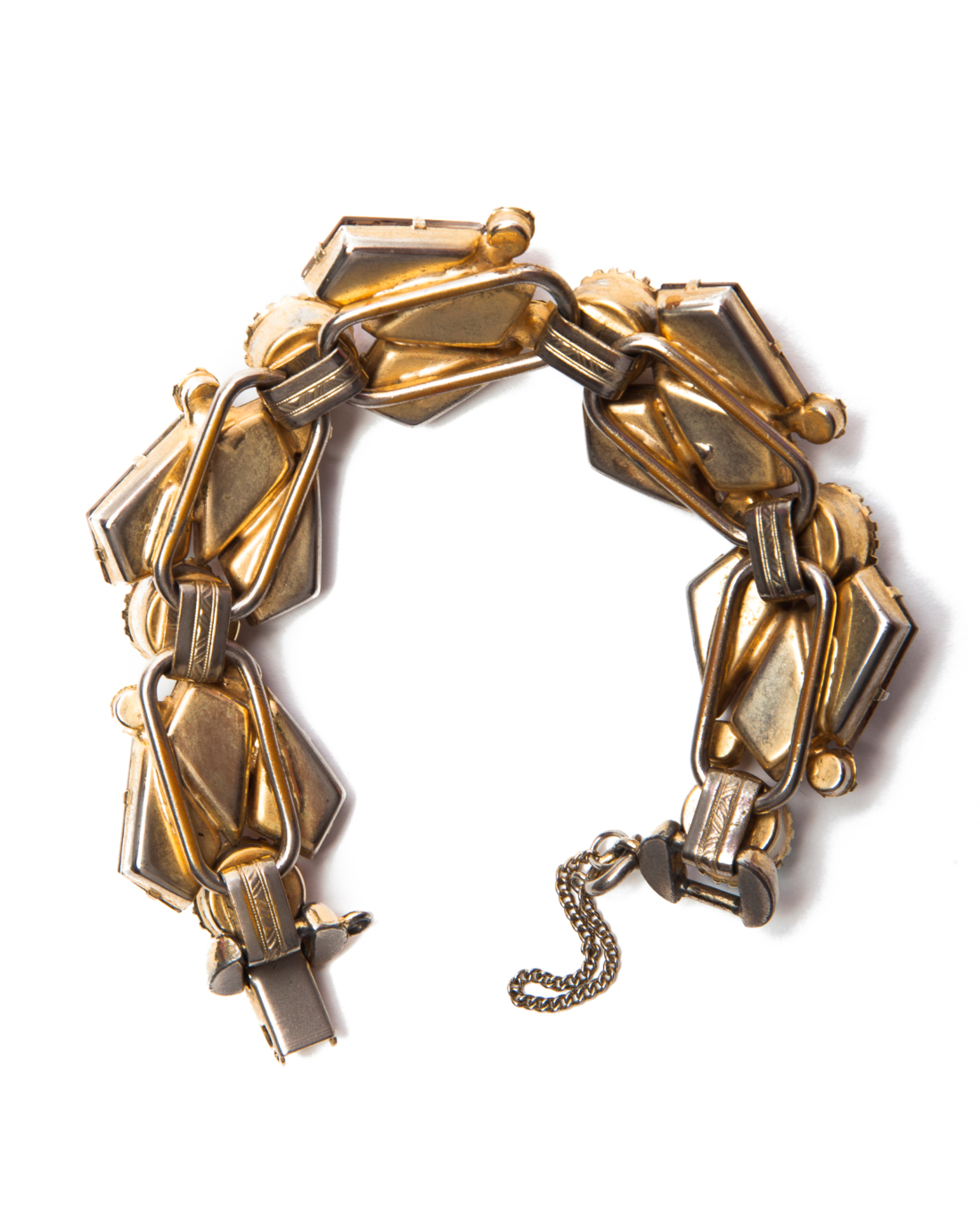 Vintage Juliana Topaz Kite Swarovski Chaton Bracelet, circa 1960’s