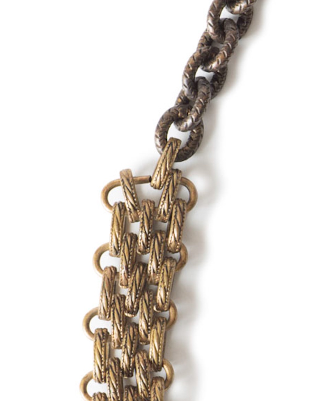 Exquisite Austro-Hungarian Enameled Necklace on Gingerbread Chain, circa 1930's